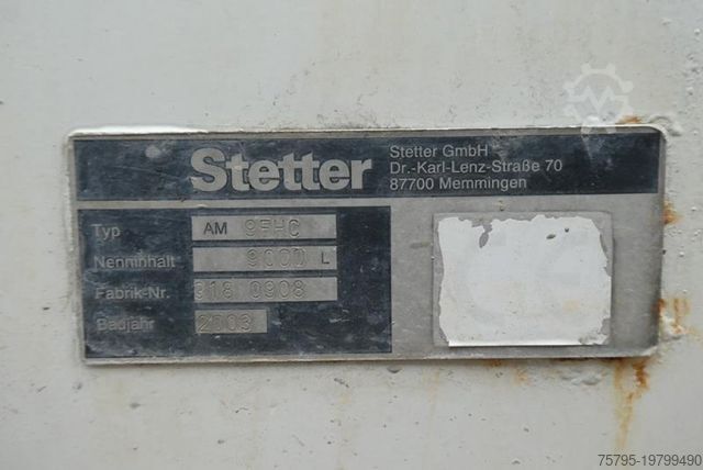 Betonmixer vrachtwagen MERCEDES-BENZ Actros 3235 B 8x4 Betonmischer Stetter 9m³ -Deut