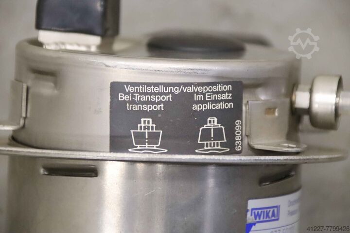 Kontak cihazlı basınç göstergesi Wika 233.50.100 16 bar