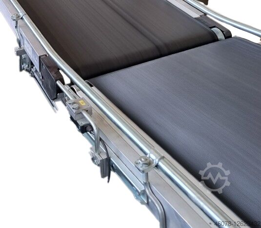 Stijgende transportband (Steigband) hellingsband met bocht Transnorm GF 15670-900-800