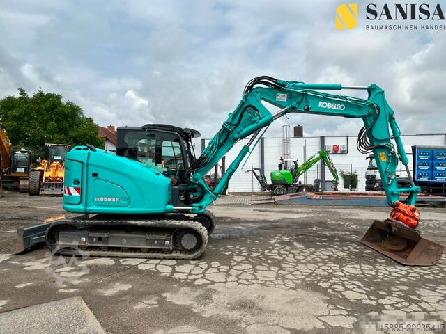 Escavadora de rastos Kobelco SK85 MSR-7 Powertilt/ZSA/Klima/Hydra. Vers/2xLöffel