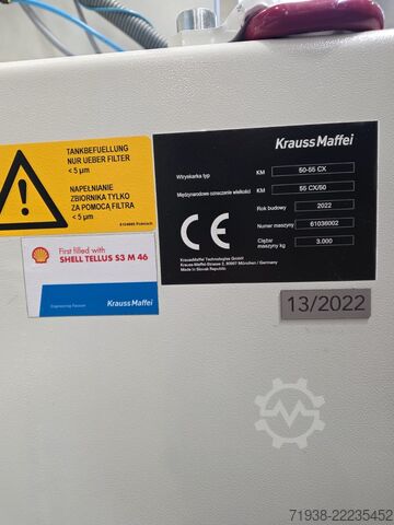 Máquina de moldagem por injeção Krauss Maffei KM 50-55 CX