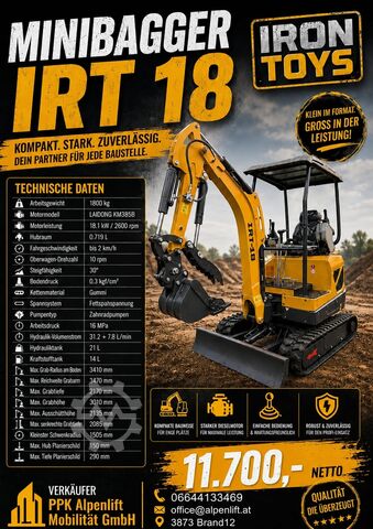 Minigraafmachine IRON TOYS IRT18