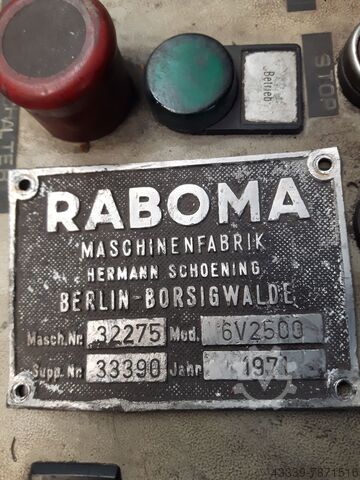 Spindelstock RABOMA 6V2500