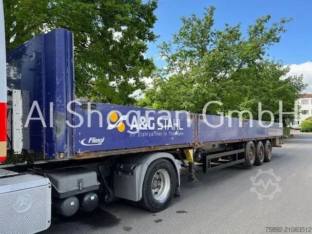 Laadplatform Fliegl BPW/Lenk  + Liftachse /Verlängerbar