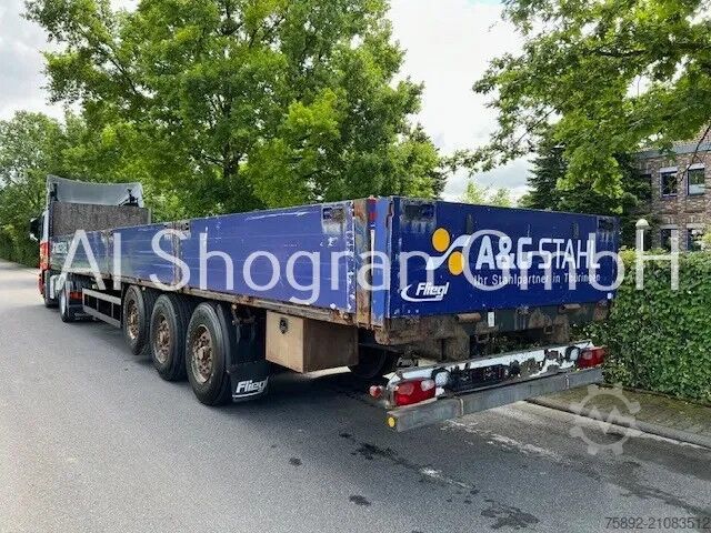 Laadplatform Fliegl BPW/Lenk  + Liftachse /Verlängerbar