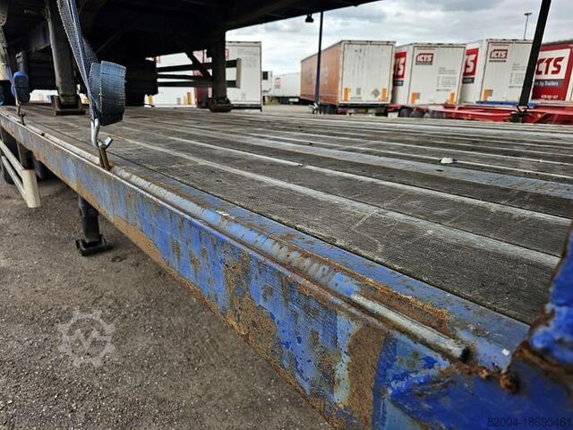 Flatbed PACTON 3 AXLE FLATBED TRAILER BPW DRUM