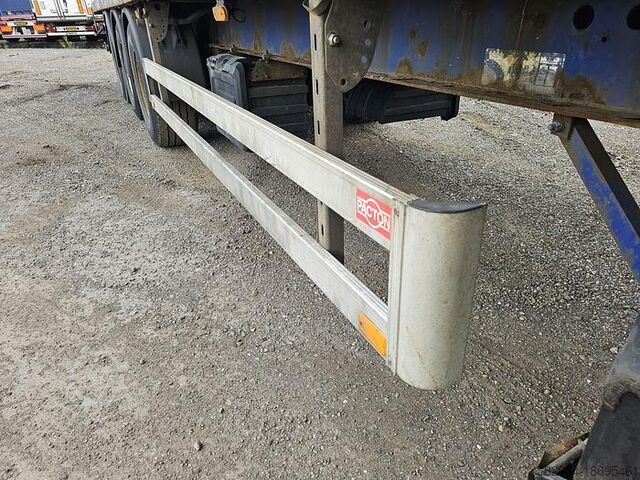 Flatbed PACTON 3 AXLE FLATBED TRAILER BPW DRUM