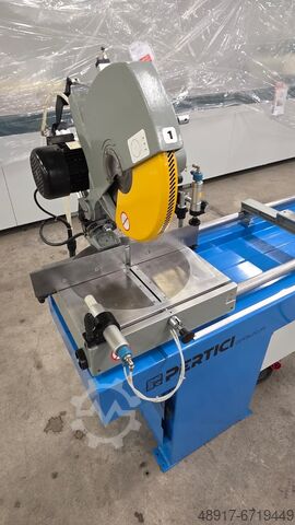 Serra de meia-esquadria dupla para alumínio ou PVC Pertici 400 IP