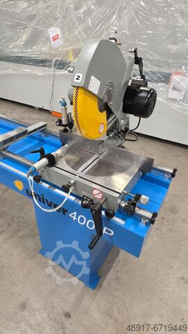 Serra de meia-esquadria dupla para alumínio ou PVC Pertici 400 IP