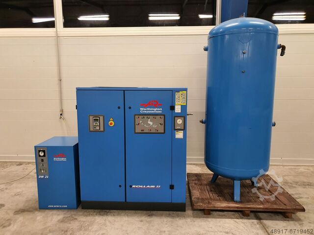 Screw compressor Worthington Creyssensac RLR 25 AM8 + DW21 + F900