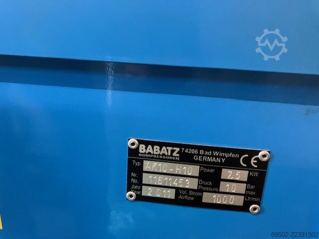 Macchina ad aria compressa Babatz AK10-H10