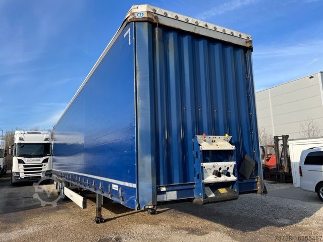 Naczepa otwarta z plandeką KRONE Megatrailer/Hubdach/Schiebeplane/Edschaverdeck