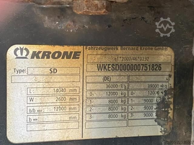 Semirimorchio frigorifero Krone Cool Liner Duoplex Steel Standard