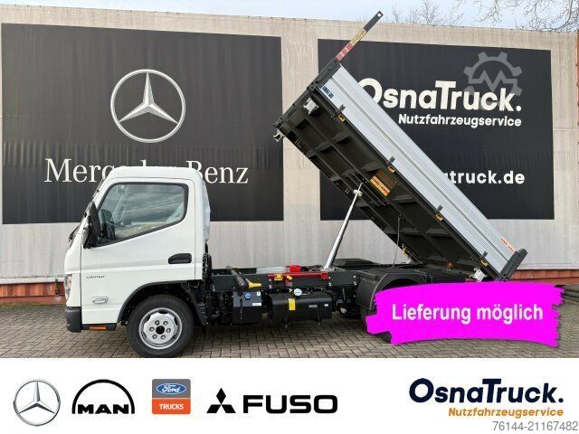 Kiepwagen bestelauto FUSO 3S15 AMT 3-Seitenkipper Klima,AHK 3,5t,Diff.-Sp.