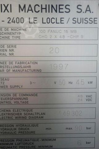Pladsholder DIXI 100 / CHO 2x48 - CHP 9