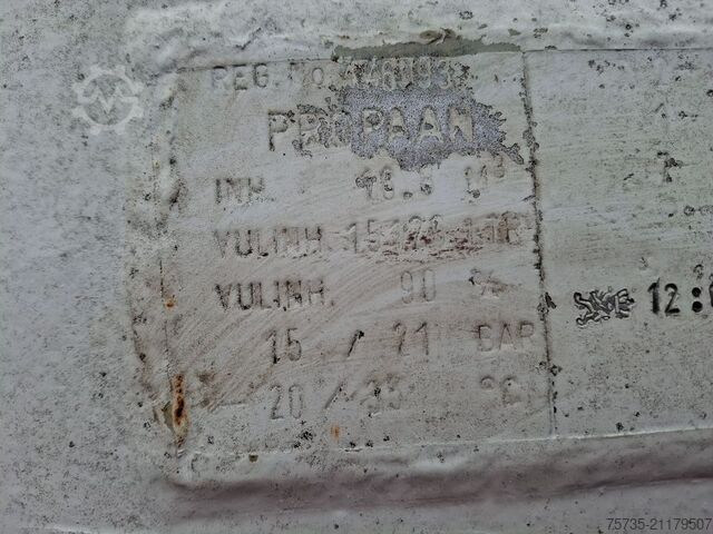 Brændstoftank LPG / GAS 15.120 LITER