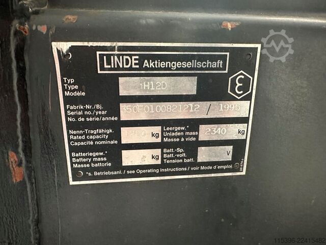 Dízelüzemű targoncá Linde H 12 D