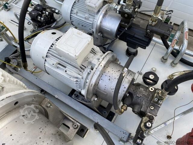 Hydraulikaggregat med hydraulikpumpe med 3 motorenheder op til 90 kW, op til 350 bar, hydraulikaggre PARKER PV180, PV046, PV016, T6CC, AP180EM, A4ES0