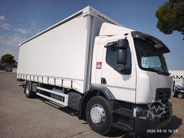 Ladbil med presenning RENAULT 18.280 D WIDE EURO 6