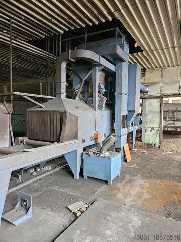 ▷ Continuous blasting machine, blasting machine-turbines CZ