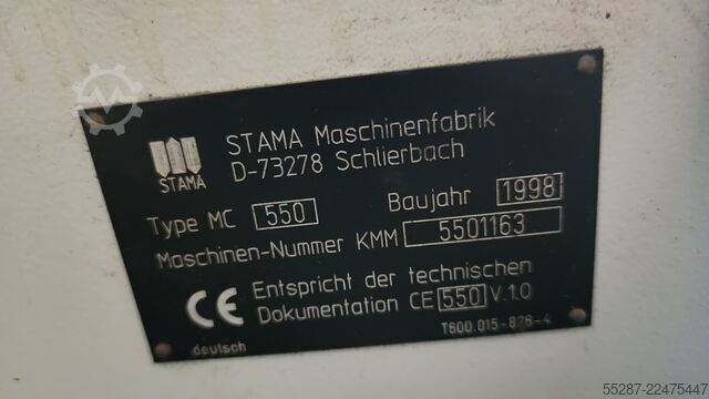 Centru de strunjire și frezare CNC Stama MC 550