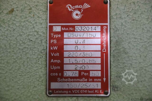 Doppelschleifbock Rema DSO4/150