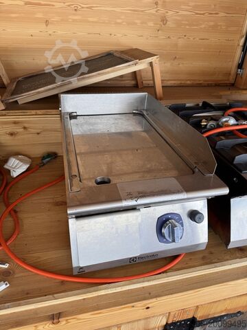 Gas-Bratplatte glatt verchromt Electrolux Gas-Bratplatte glatt verchromt
