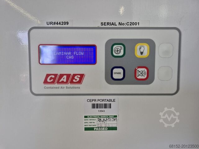 CAS Laminar Flow CA9 fülke CAS Laminar CA9