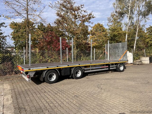 Åben trailer Möslein T 3 Plato 10 m  3 Achs Jumbo- Plato- Anhänger 10 m, Mega