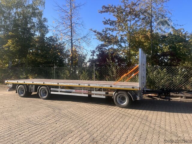 Åben trailer Möslein T 3 Plato 10 m  3 Achs Jumbo- Plato- Anhänger 10 m, Mega