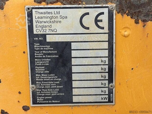 Basculeur Thwaites 9T