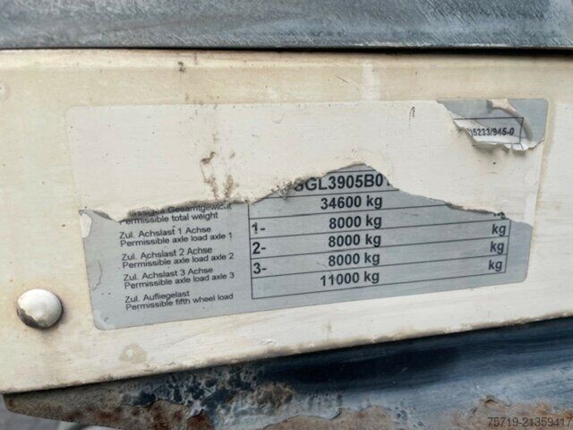 Naczepa skrzyniowa Spier SGL 390 Kasten