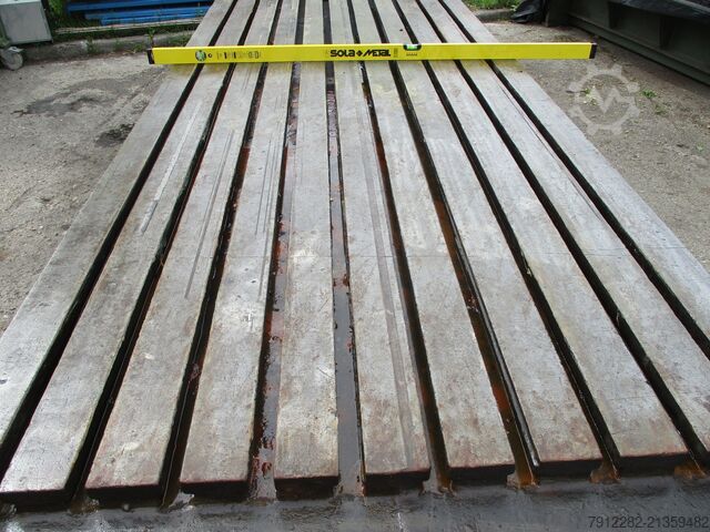 Płyta podłogowa z rowkami teowymi / stół wiertarki poziomej Skoda T-Slot Clamping Plate 5m