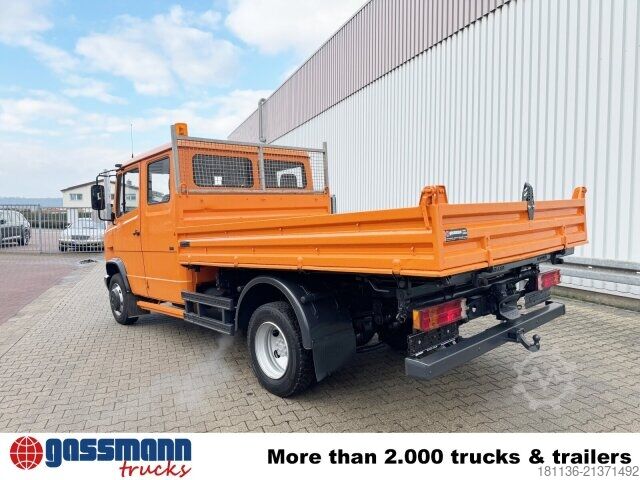 Φορτηγό ανατρεπόμενο βαν Mercedes-Benz Vario 816 D 4x2 Doka, 2x AHK, Meiller Kipper,