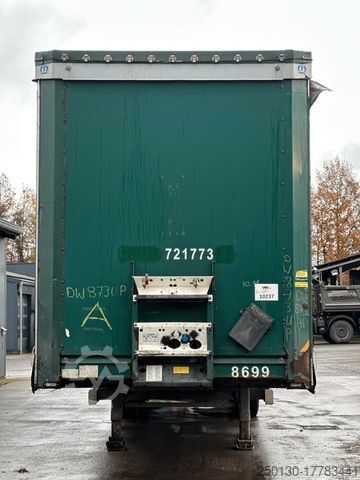 Open oplegger met zeil KRONE SD Pritsche + Plane Edscha-Verdeck