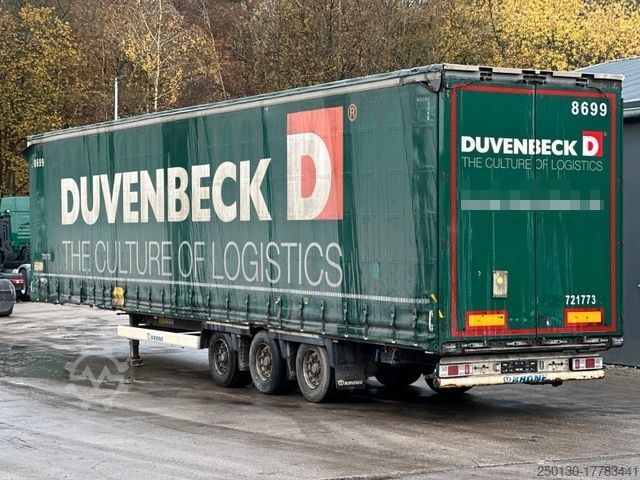 Open oplegger met zeil KRONE SD Pritsche + Plane Edscha-Verdeck