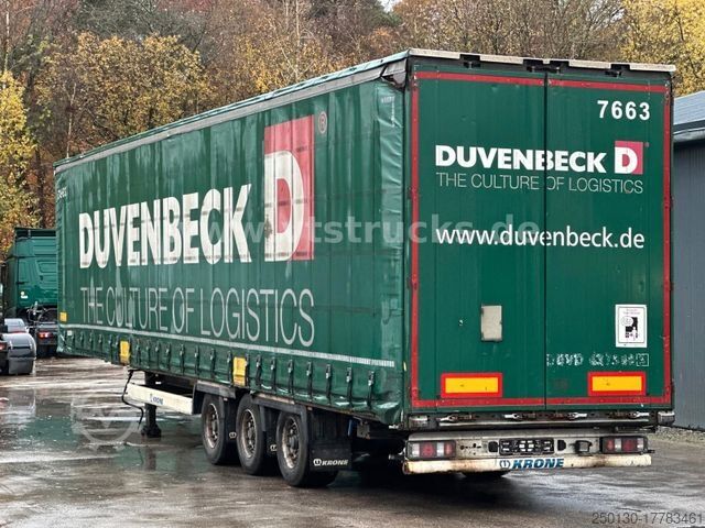 Naczepa otwarta z plandeką KRONE SD Pritsche + Plane Edscha-Verdeck