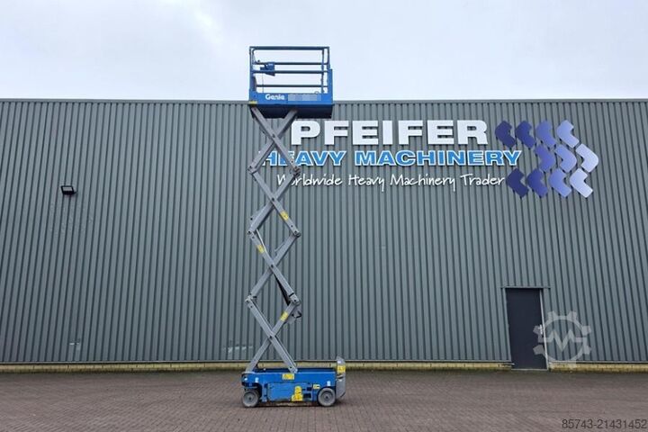 Schaarlift Genie GS1932 Electric, Working Height 7.8 m, 227kg Capac