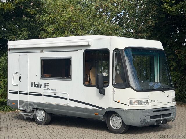 Camper integrado NIESMANN+BISCHOFF Fiat 2.5 D Flair Life Hubbett Kamera Ahk