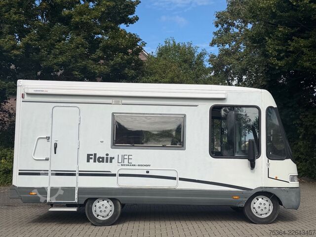 Camper integrado NIESMANN+BISCHOFF Fiat 2.5 D Flair Life Hubbett Kamera Ahk
