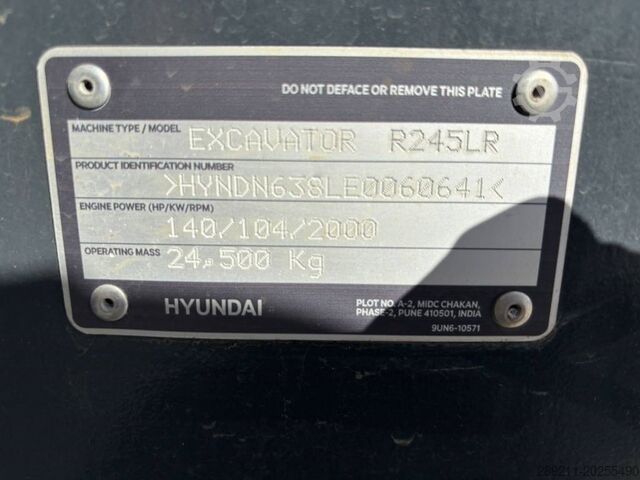 Teleskopik ekskavatör Hyundai R 245 LR