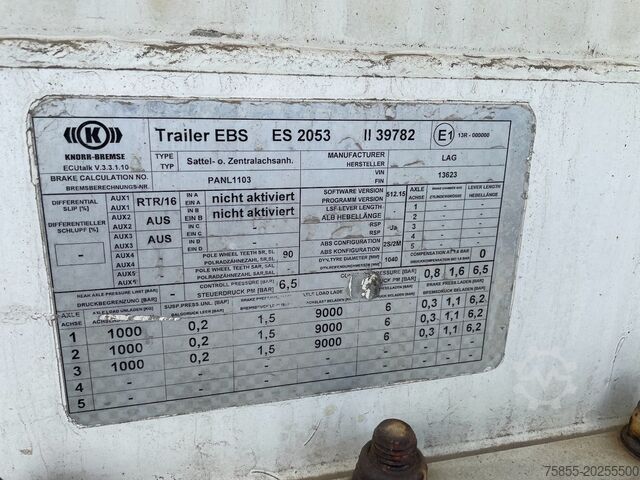 Tank LAG O-3-34TD H2O2 / 3 Kammer / 11- 6 - 11 = 28.000 ...