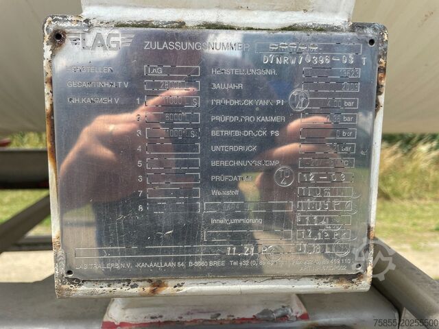 Tank LAG O-3-34TD H2O2 / 3 Kammer / 11- 6 - 11 = 28.000 ...
