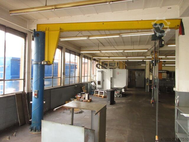 Kolomzwenkkraan Zwenkzwenkkraan Kettingtakel Abus VS Kran Drehkran Hallenkran L4m 1to Demag Kettenzug NL 1000Kg H3,5m