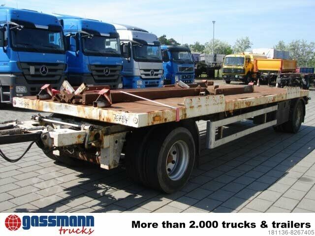 Haakarmaanhanger Renders Anhänger für Absetzcontainer