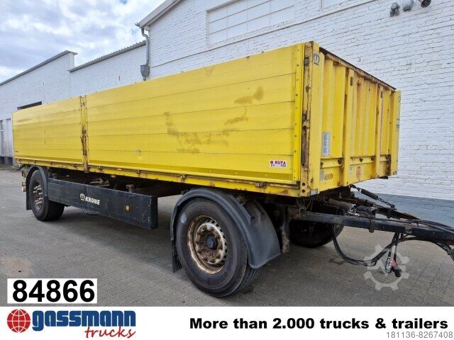 Otwarta przyczepa z plandeką Krone AZP 18 Baustoffanhänger, 5x VORHANDEN!