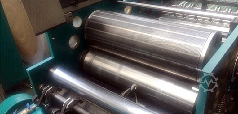 Rotační výsekový stroj Edelmann WEB 48 Five Rolle-Bogen