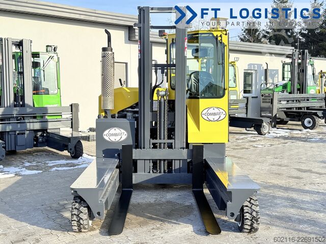 Carrello elevatore a 4 direzioni Combilift C3000 GAS DUPLEX PLATFORM 1500 FREE LIFT