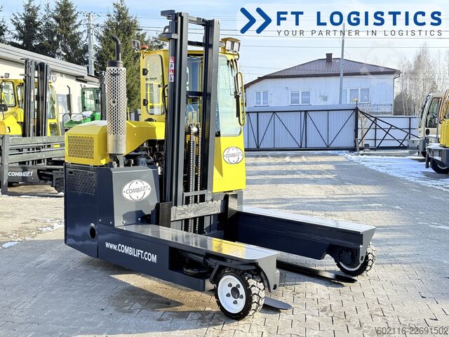 Carrello elevatore a 4 direzioni Combilift C3000 GAS DUPLEX PLATFORM 1500 FREE LIFT