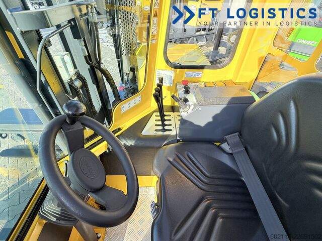 Carrello elevatore a 4 direzioni Combilift C3000 GAS DUPLEX PLATFORM 1500 FREE LIFT